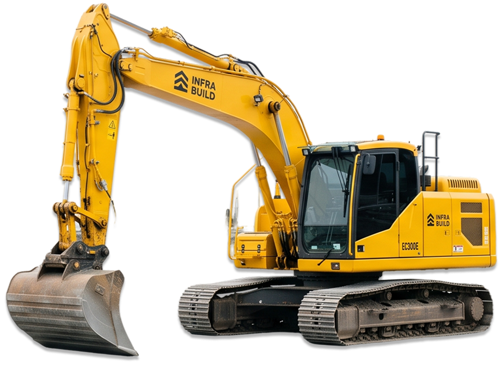 RIMEX heavy machinery at a project site