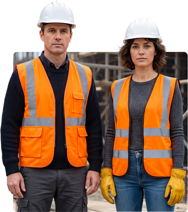 RIMEX workers in safety gear